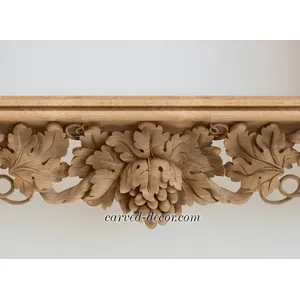 Wood ornate frame decorating with grapevine - 3