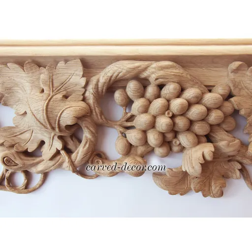 Wood ornate frame with grapevine Baroque style - 1