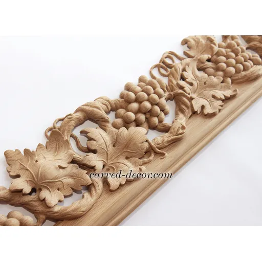 Wood ornate frame with grapevine Baroque style - 3