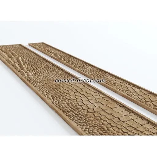 Fancy decorative moulding crocodile skin