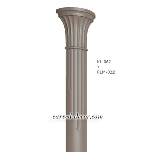 Decorative oak column