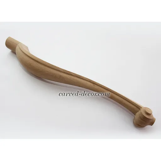 Cabriole table legs quiet luxury style from beech