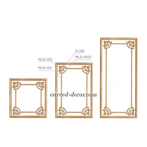 small artistic floral acanthus scrolls wood onlay 