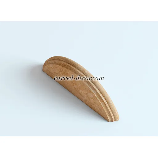 Wooden half round base