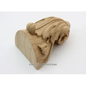 Furniture feet with acanthus leaf curved - 1