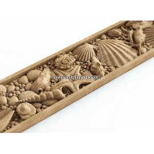 K-091 Moulding with seashells oak