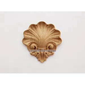 shell wood onlay victorian style - 2