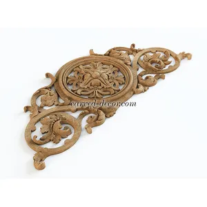 N-335 baroque Center Pediment with Floral Rosette