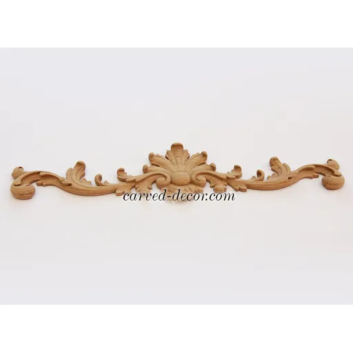 N-125 large horizontal artistic acanthus beech swag classical style