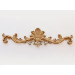 N-125 large horizontal artistic acanthus oak swag classical style