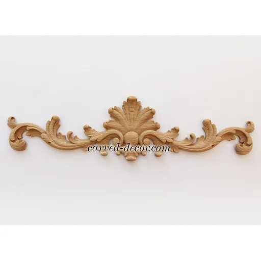 N-125 large horizontal artistic acanthus oak swag classical style