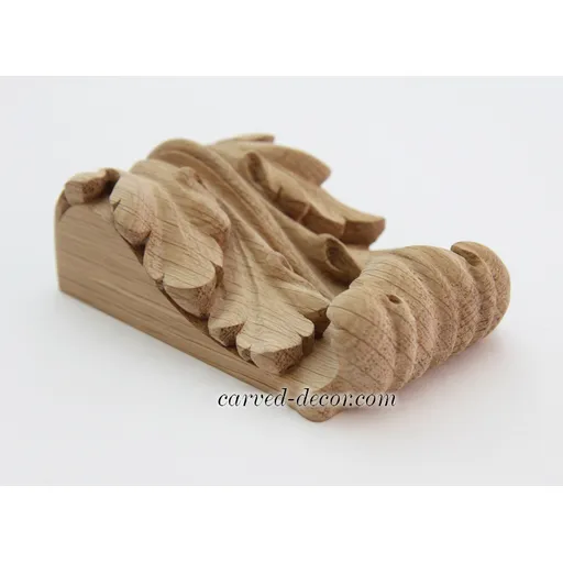 wooden small hand carvedflower corbel victorian style