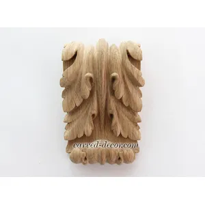 wooden small hand carvedflower corbel victorian style