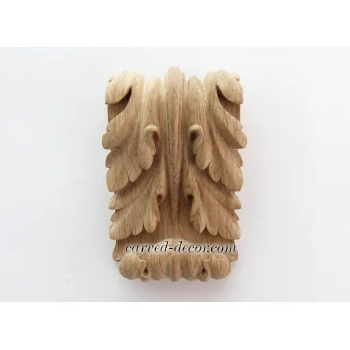 wooden small hand carvedflower corbel victorian style