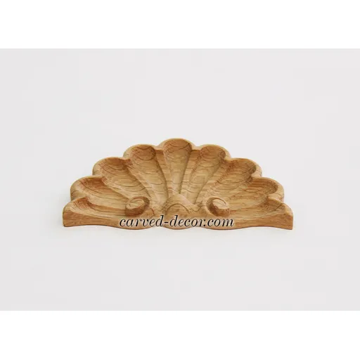 N-203 ornamental shell applique classical style wooden
