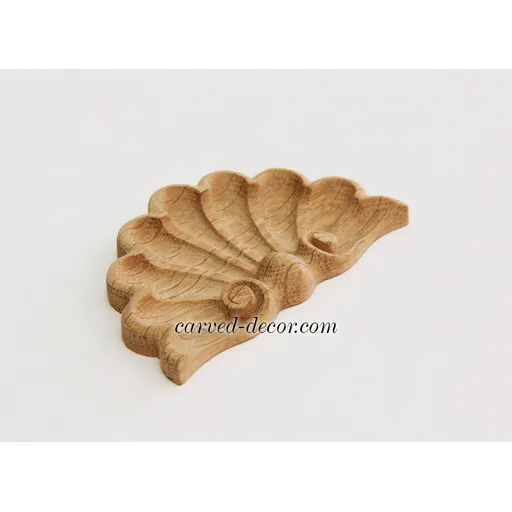 N-203 ornamental shell applique oak