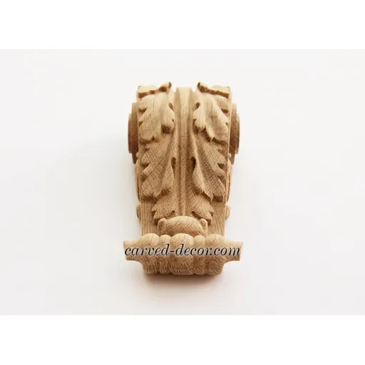wooden medium detail scroll leaf corbel baroque style