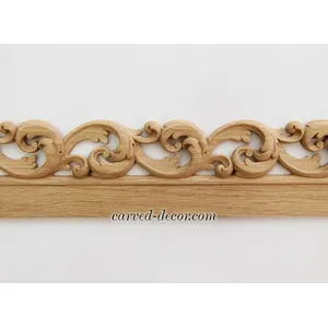 Carved acanthus scroll moulding Antique