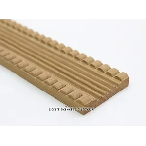wide fluted moulding with reeded trim for interiors
