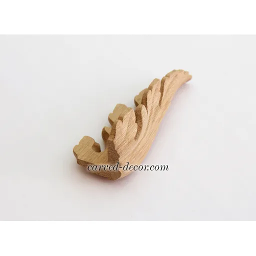 N-169.1 wood hand carved acanthus wood applique classical style