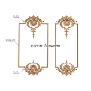 solid wood onlay for moulding Victorian 