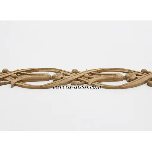 K-041 pierced moulding with lilies scroll modern