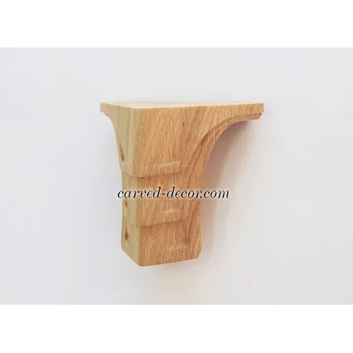 MN-054 Furniture feet bracket carved from hardwood - 2