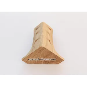 MN-054 Furniture feet bracket carved from solid wood