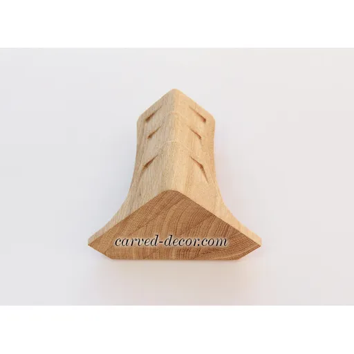 MN-054 Furniture feet bracket carved from solid wood