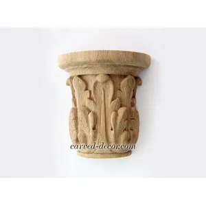 Hadcrafted acanthus capital