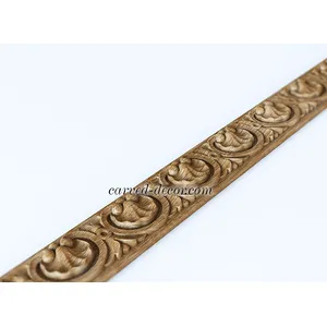 Wood moulding rococo style for interiors