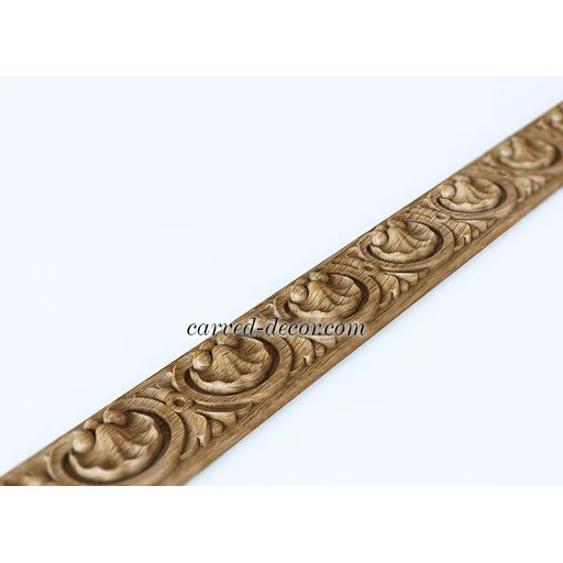 Wood moulding rococo style for interiors