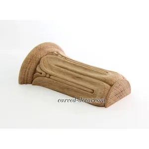 Empire-style handcrafted beech capitals