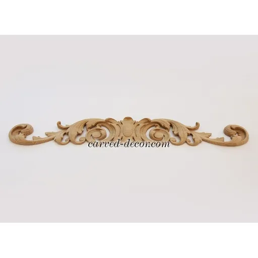  horizontal carved floral acanthus scrolls carving applique victorian style