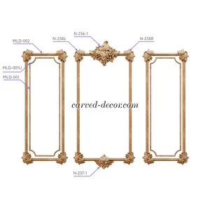 Ornate carved onlays for fireplace - 4