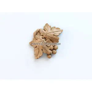 Design carved oak appliques for cellar - 3