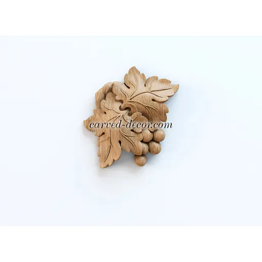 Design carved oak appliques for cellar - 3