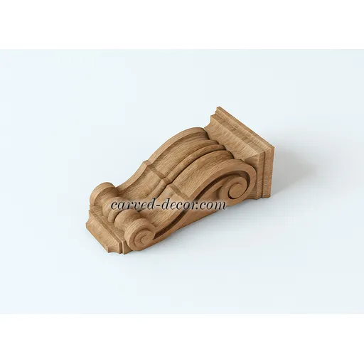 KR-006 wooden medium architectural scroll corbel victorian style