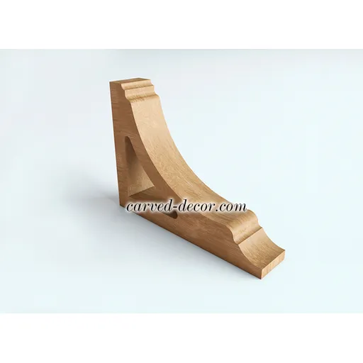 wooden small architectural bracket mission style