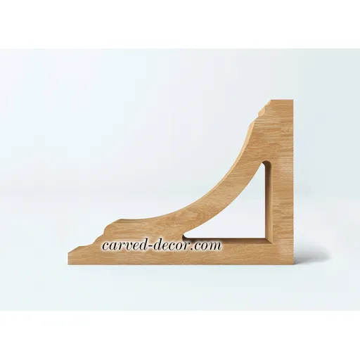 wooden small architectural bracket mission style