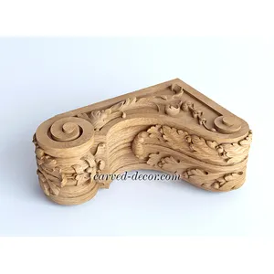 wooden medium hand carvedbracket baroque style