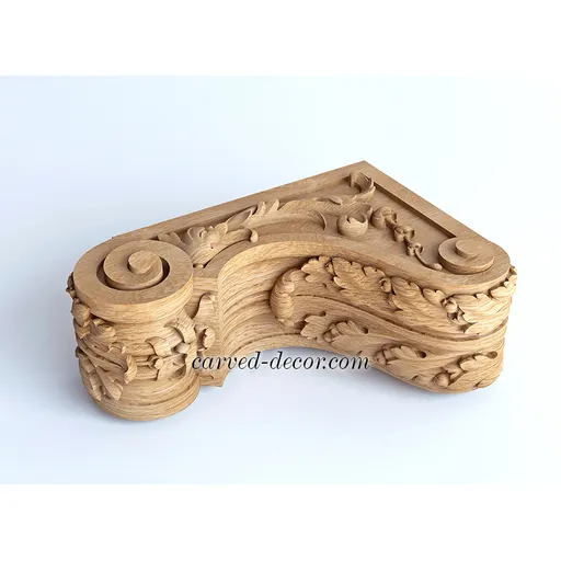 wooden medium hand carvedbracket baroque style