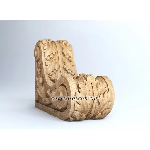 wooden medium hand carvedbracket baroque style