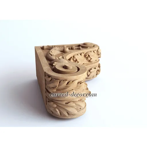 wooden medium hand carvedbracket baroque style