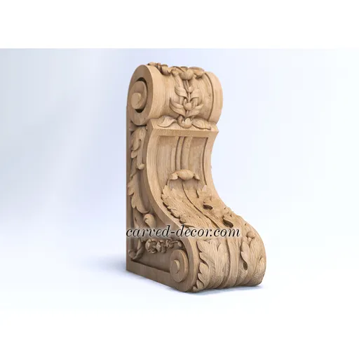 wooden medium hand carvedbracket baroque style
