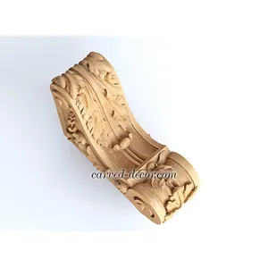 wooden medium hand carvedbracket baroque style