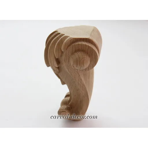 MN-018 Small furniture legs with acanthus leaf and scroll - 1