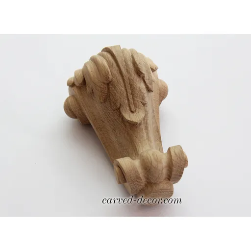 MN-018 Small furniture legs with acanthus leaf and scroll - 2