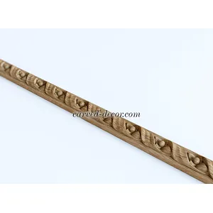 K-077 Oak beaded moulding trim for interiors