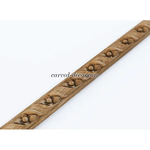 K-077 Wood beaded moulding trim Art Deco style